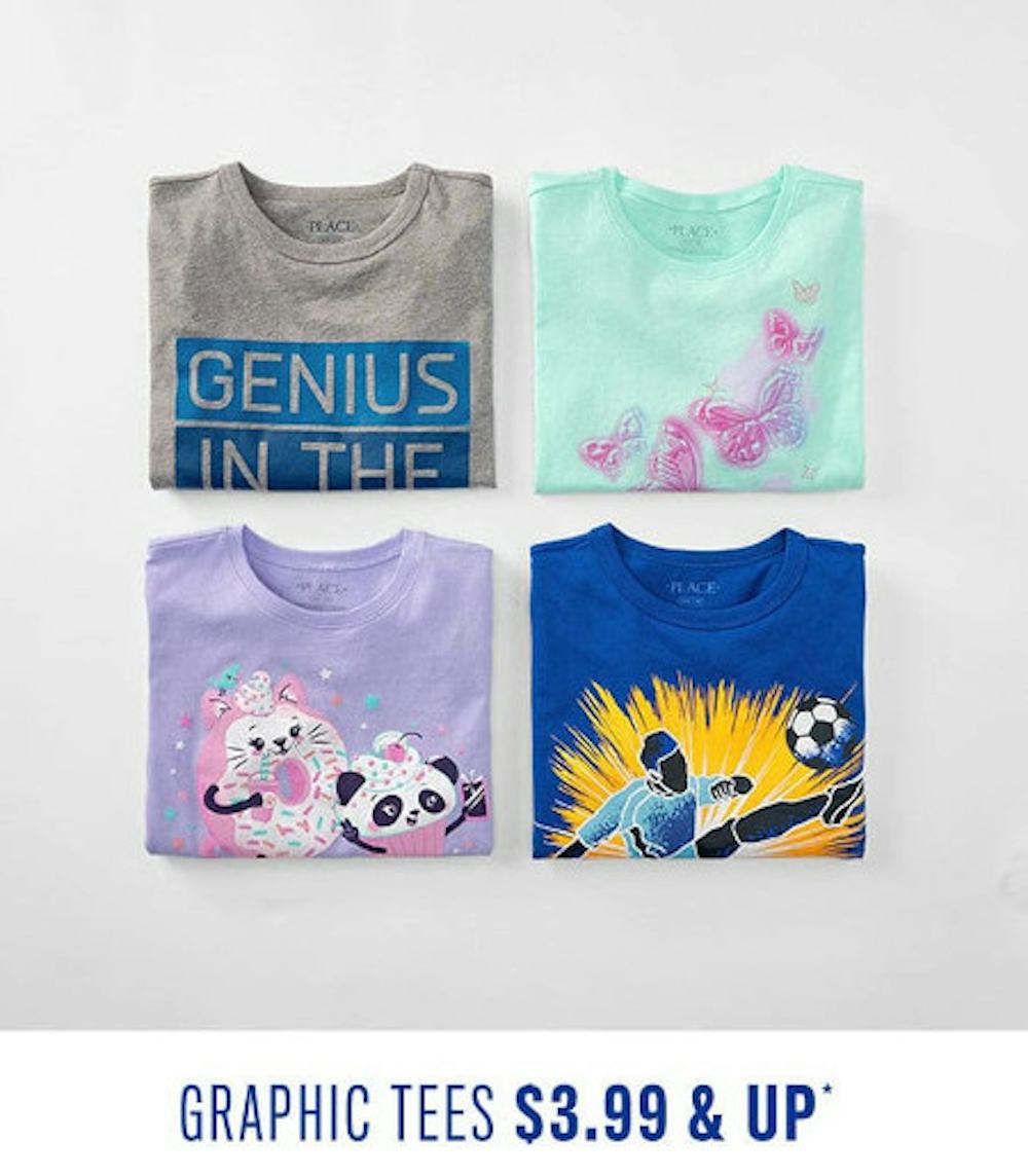 Graphic Tees $3.99 and Up