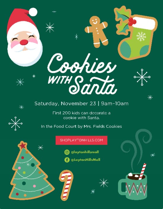 cookies with santa