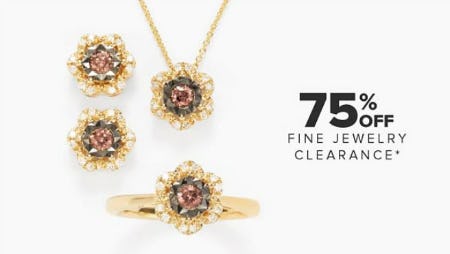 75% Off Fine Jewelry Clearance