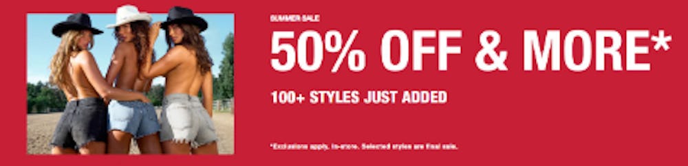 Summer Sale 50% Off & More