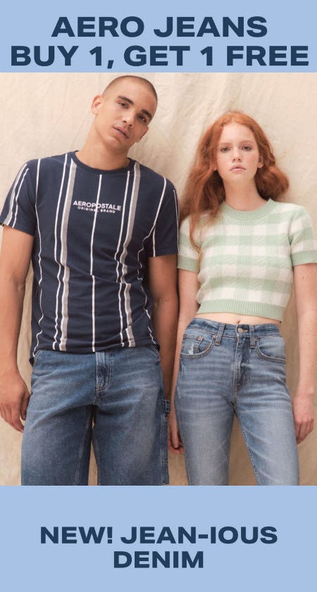 Aero Jeans Buy 1, Get 1 Free from Aéropostale