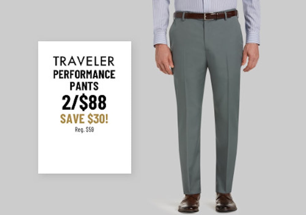 Traveler Performance Pants 2 for $88