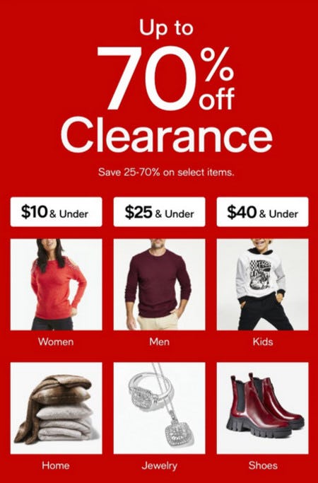Up to 75% Off Clearance from macy's