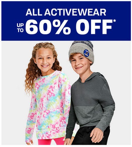 Up to 60% Off All Activewear