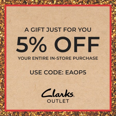 A Gift Just For You...AN EXTRA 5% OFF OF EVERYTHING!!!