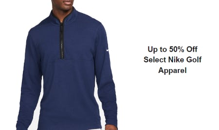 Up to 50% Off Select Nike Golf Apparel from Dick's Sporting Goods