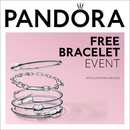 Free Bracelet Event from PANDORA