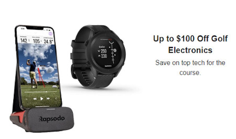 Up to $100 Off Golf Electronics