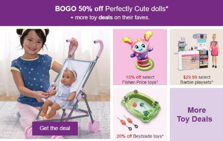 BOGO 50% Off Perfectly Cute Dolls from Target