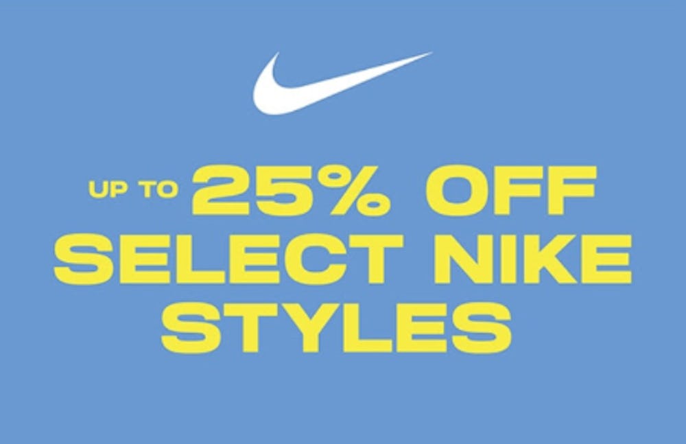 Up to 25% Off Select Nike Styles