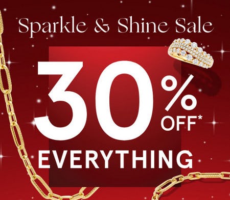 30% Off Everything from Zales