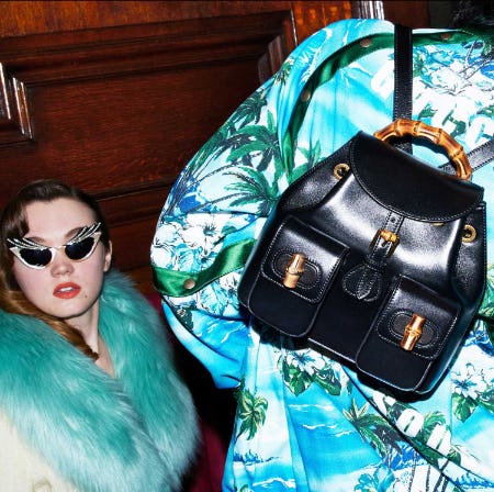 A New Beloved Backpack: Gucci Bamboo from Gucci