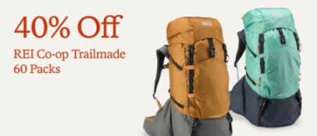 40% Off REI Co-op Trailmade 60 Packs