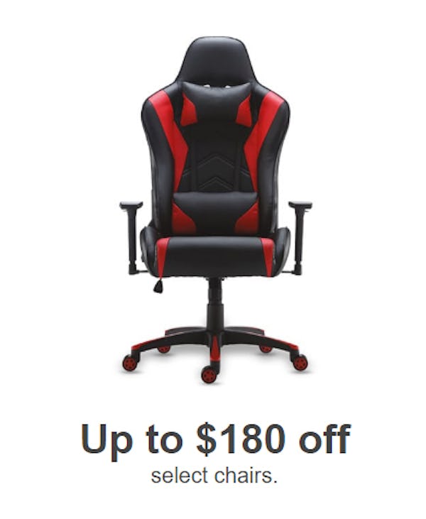 Up to $180 Off Select Chairs