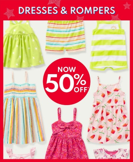 Dresses & Rompers Now 50% Off from Carter's Oshkosh
