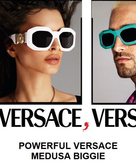 Versace Medusa Biggie With an Unmistakable Style from Sunglass Hut