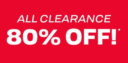 All Clearance 80% Off