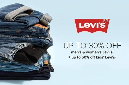 Levi's Up to 30% Off from Belk