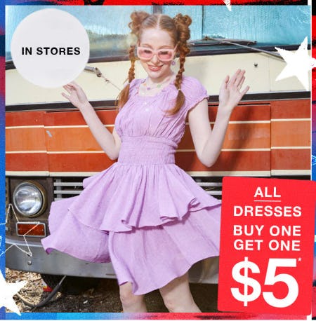 Buy One Get One $5 Dresses