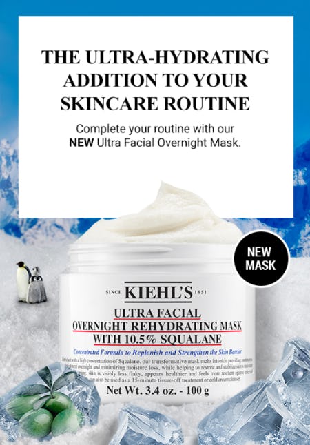 New Ultra Facial Overnight Mask from Kiehl's Since 1851