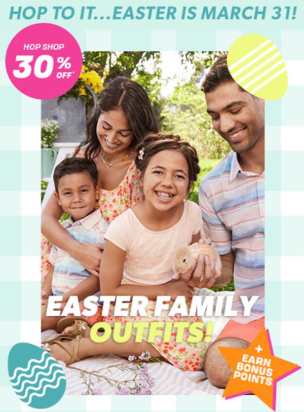 30% off Easter Family Outfits