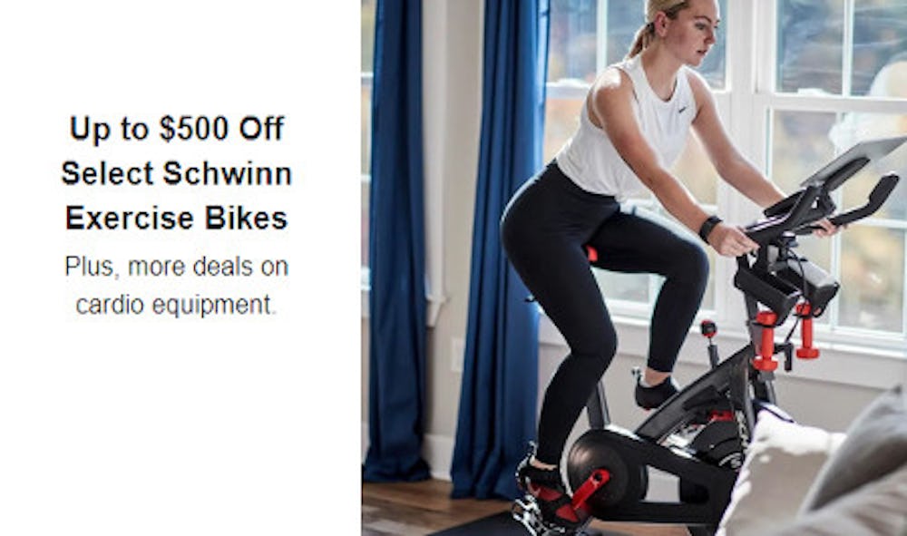 Up to $500 Off Select Schwinn Exercise Bikes