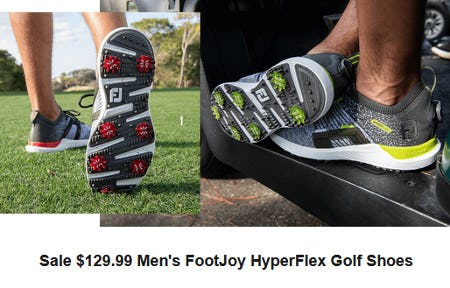 Sale $129.99 Men's FootJoy HyperFlex Golf Shoes