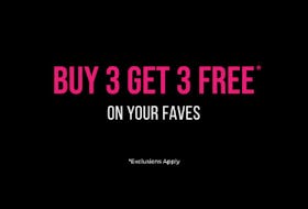 Buy 3, Get 3 Free on Your Faves