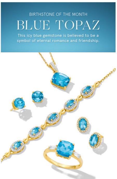 Birthstone of the Month: Blue Topaz from Zales