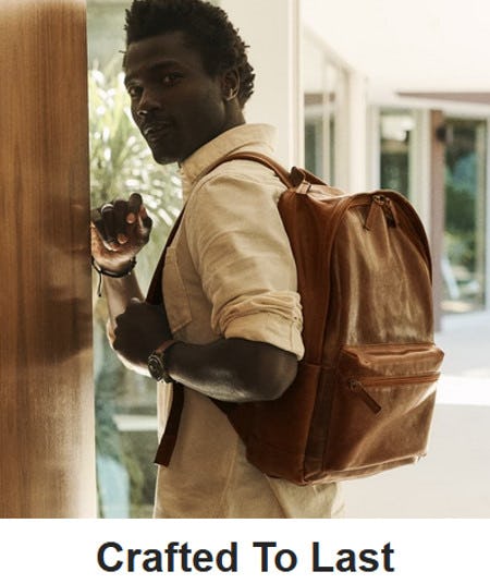 The Back-To-School-Or-Work Backpack from Fossil                                  