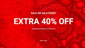 Sale On Sale Event Extra 40% Off