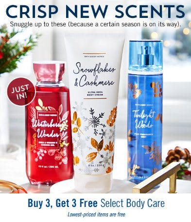 Buy 3 Get 3 Free Select Body Care At Bath Body Works