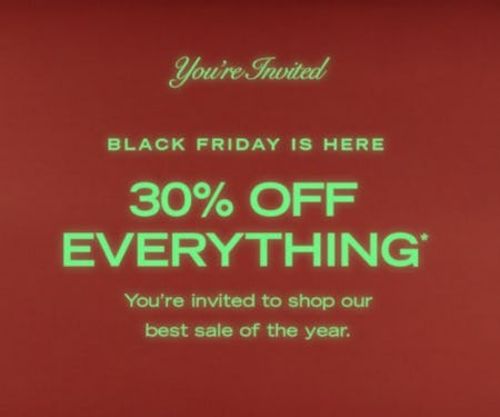 30% Off Everything from Abercrombie & Fitch