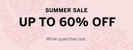 Summer Sale: Up to 60% Off from Victoria's Secret