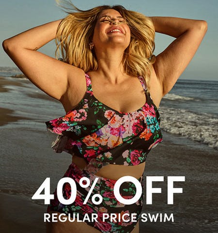 40% Off Regular Price Swim
