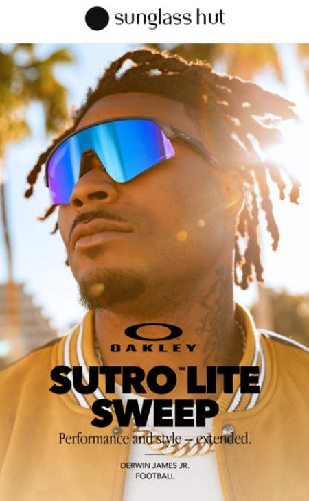 Performance and Style With Oakley Sutro Lite Sweep from Sunglass Hut