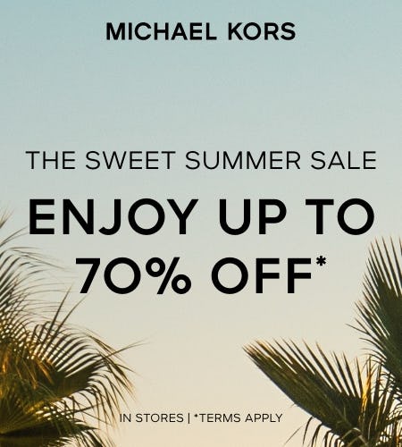 THE SWEET SUMMER SALE from Michael Kors