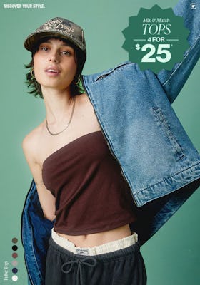 Mix & Match Tops 4 For $25