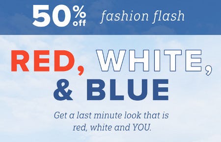 50% Off Fashion Flash