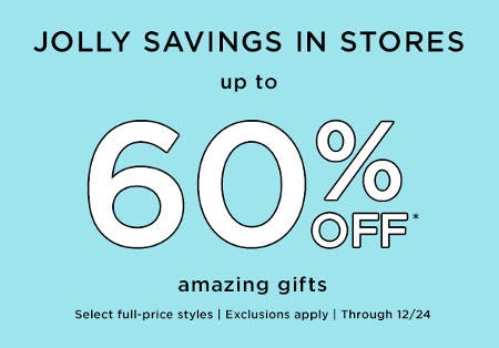 Up to 60% off Amazing Gifts