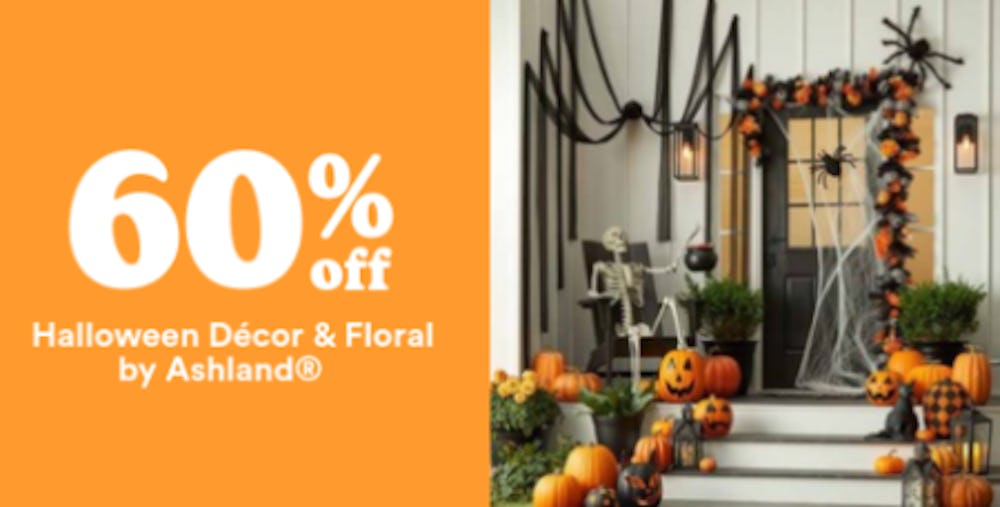 60% Off Halloween Décor & Floral by Ashland