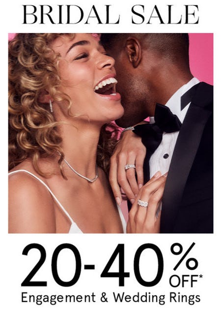 20-40% Off Engagement & Wedding Rings from Zales