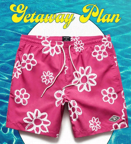New & Needed: Fresh Swim Trunks from PacSun