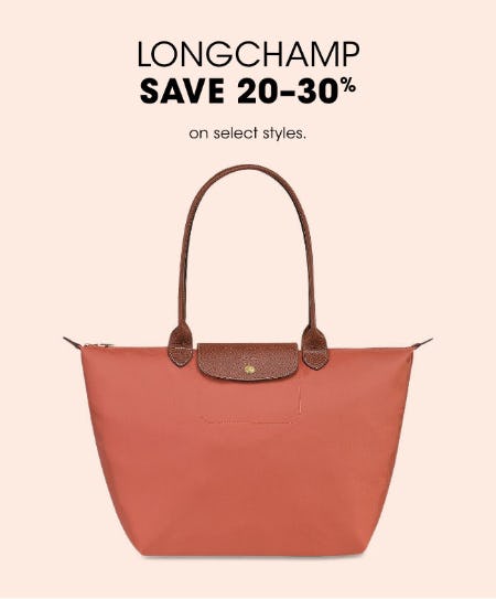 Longchamp Save 20-30% from Bloomingdale's