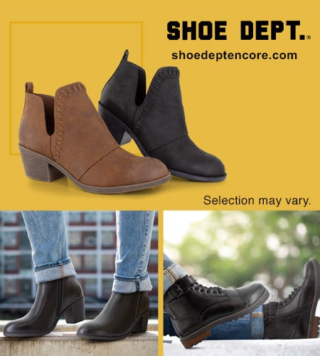 Fall Favorites from Shoe Dept. Encore