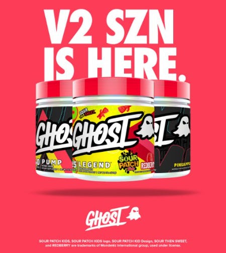 Get Pumped, Legend – NEW from Ghost from GNC