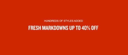 Fresh Markdowns Up to 40% Off from Finish Line