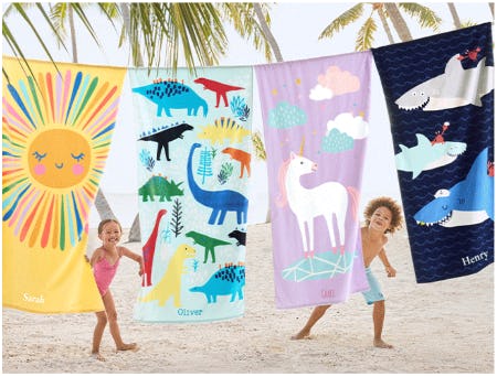 Kids' Towels and Accessories from Pottery Barn Kids