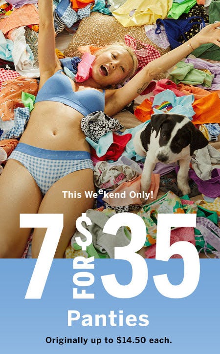 7 for $35 Panties from Victoria's Secret