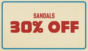 Sandals 30% Off